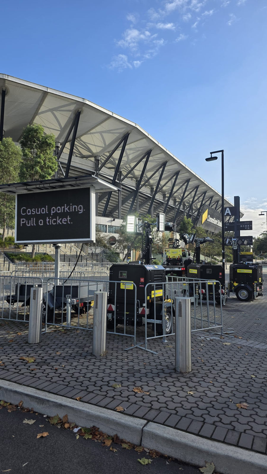 Illuminating CommBank Stadium
