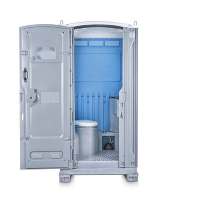 Fresh Water Flush Site Toilet - 400L with Solar Light - image 1