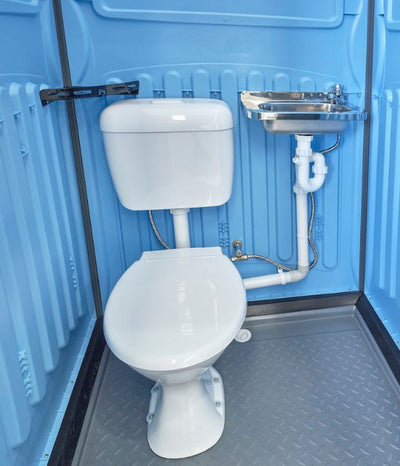 Sewer Connect Portable Toilet and Shower - image 2