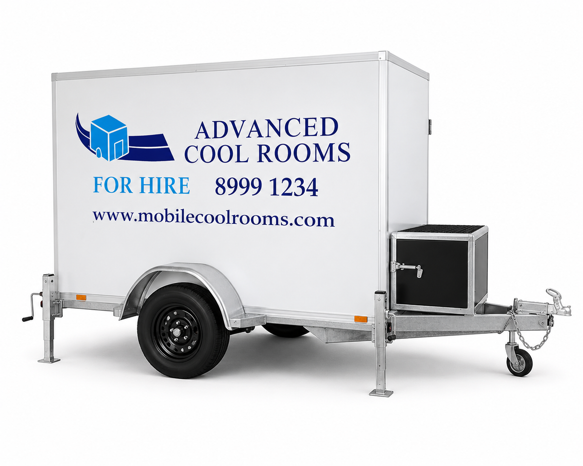 4 Cubic Meter Cool Room / Freezer Trailer