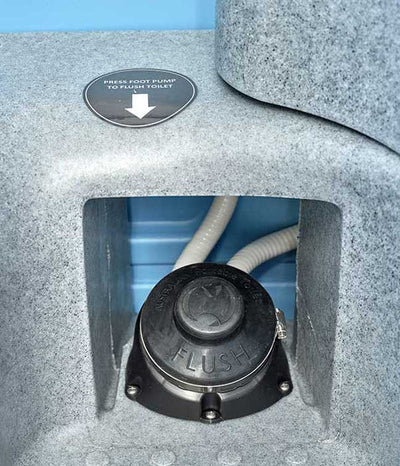Double Portable Toilet on Towable Trailer - image 2