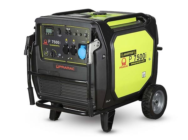 7kVA Portable Inverter Generator -  Pramac P7500i