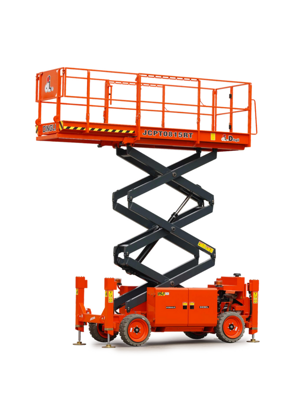 7.9m/25ft 11in LightWeight Rough Terrain Scissorlift- Dingli S0815RT