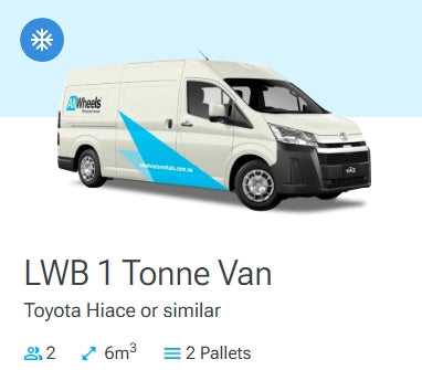 Refrigerated Van - LWB 1 Tonne Van