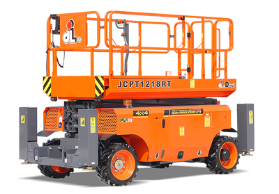 10.00m / 32ft Rough Terrain Scissorlift - Dingli JCPT1218RT - image 2
